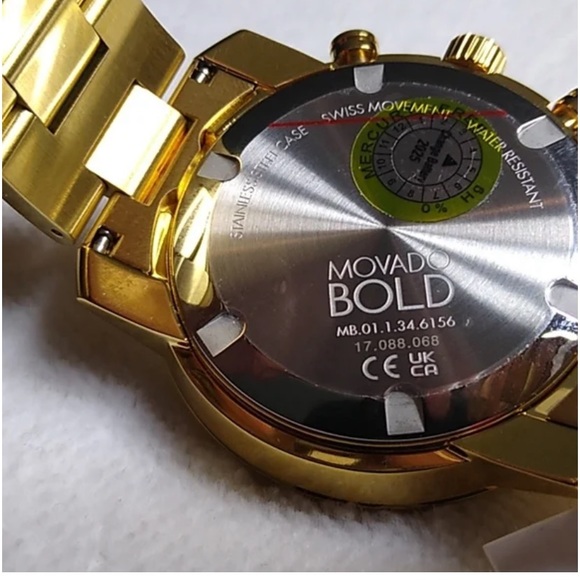 Movado Gold Men’s Watch - Picture 4 of 10